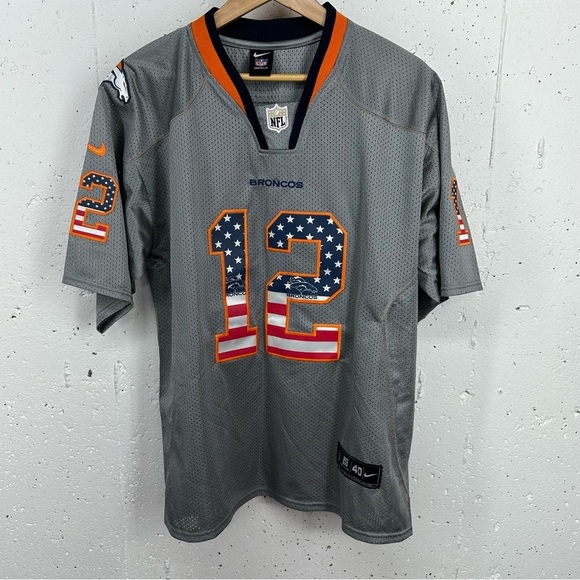 Nike On Field Size 40 Denver Broncos Salute to Service #12 Paxton Lynch Jersey - Picture 14 of 14